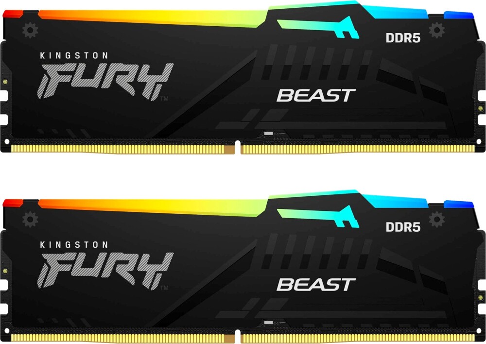 Модуль памяти 64Gb (2*32Gb) Kingston FURY Beast RGB (KF560C30BBAK2-64)- фото2