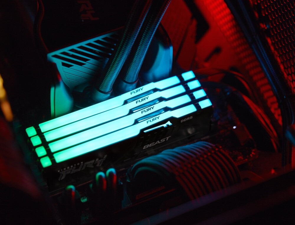 Модуль памяти 64Gb (2*32Gb) Kingston FURY Beast RGB (KF560C30BBAK2-64)- фото5