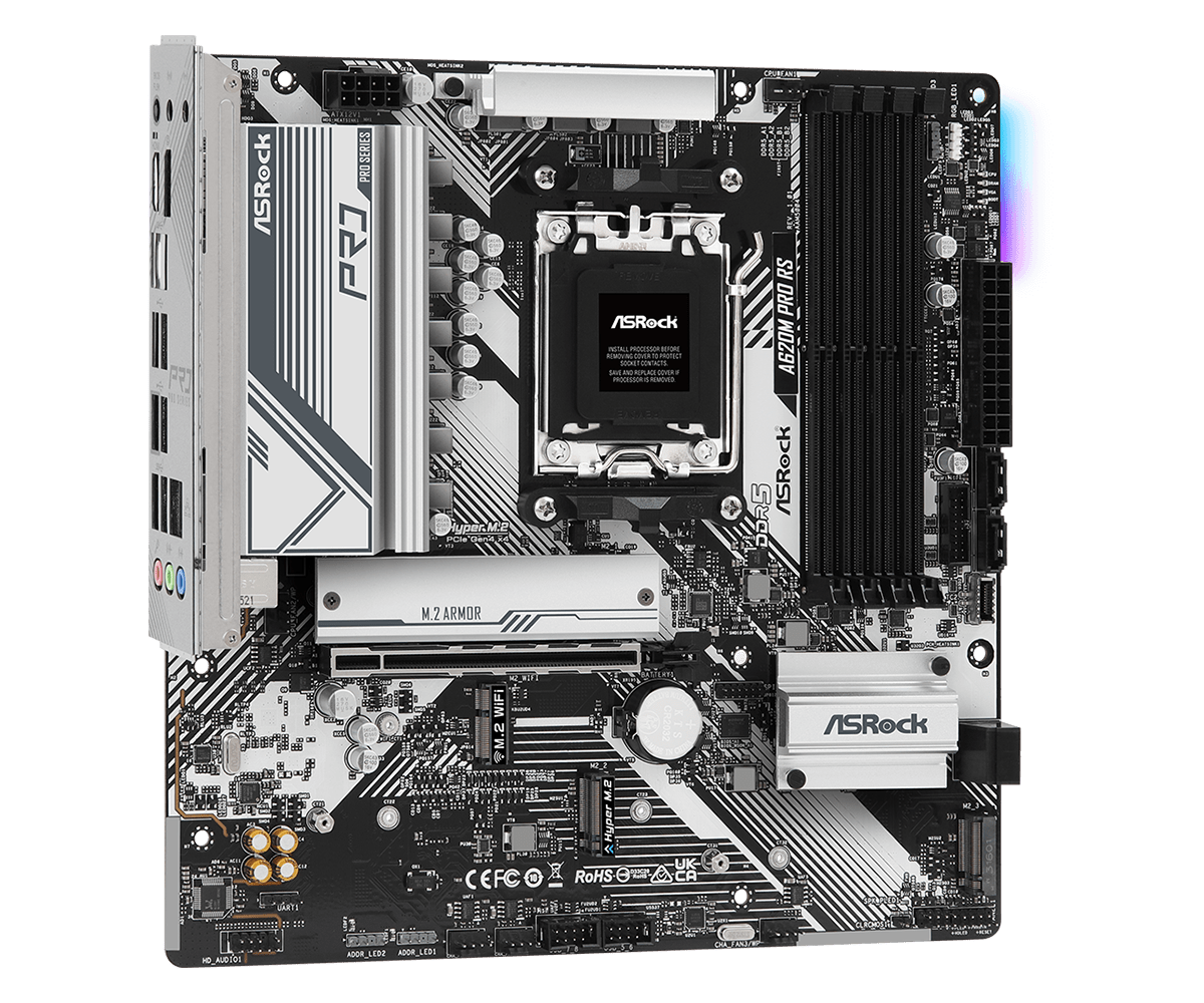 Материнская плата AsRock A620M Pro RS- фото5