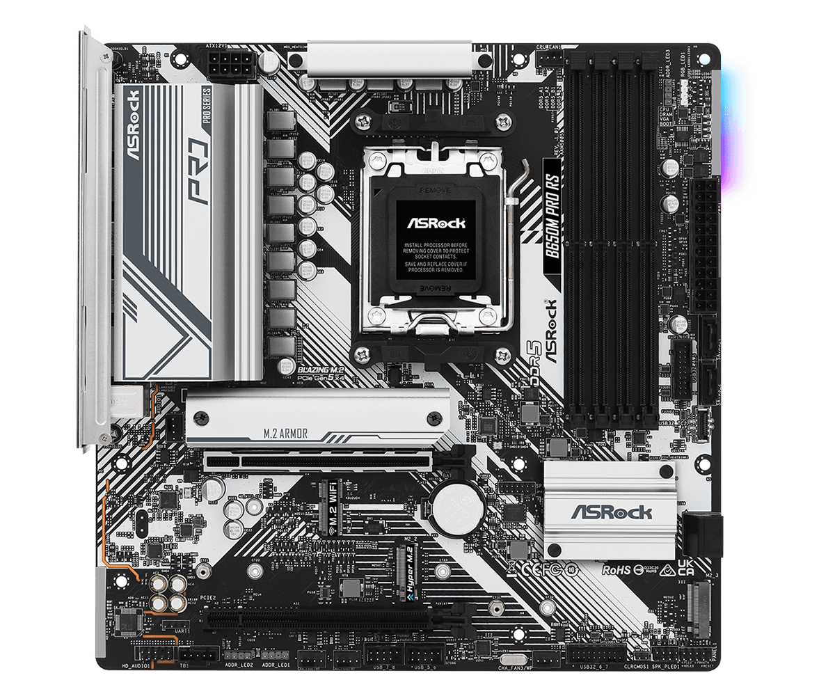 Материнская плата ASRock B650M PRO RS- фото2