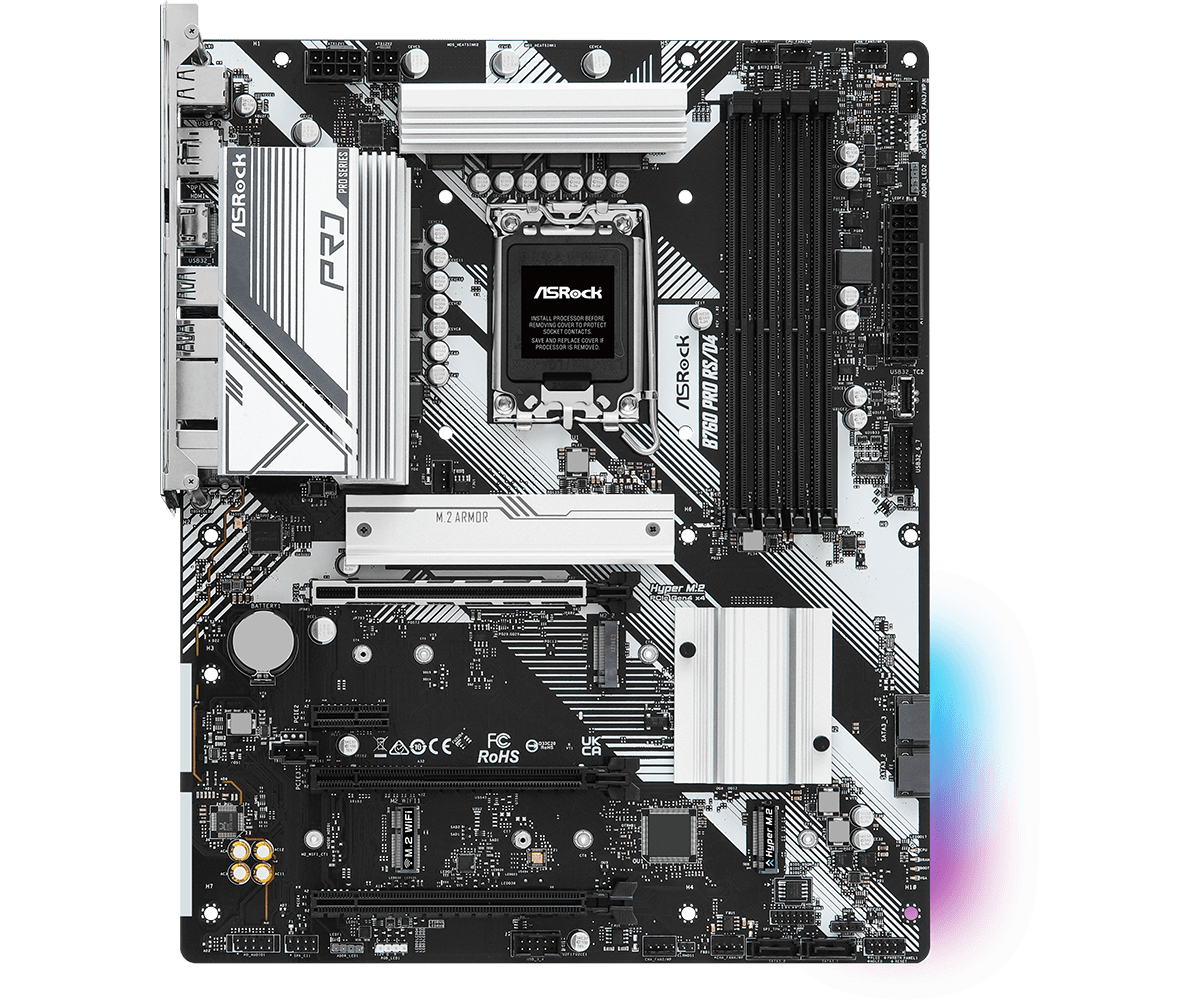 Материнская плата ASRock B760 PRO RS- фото2