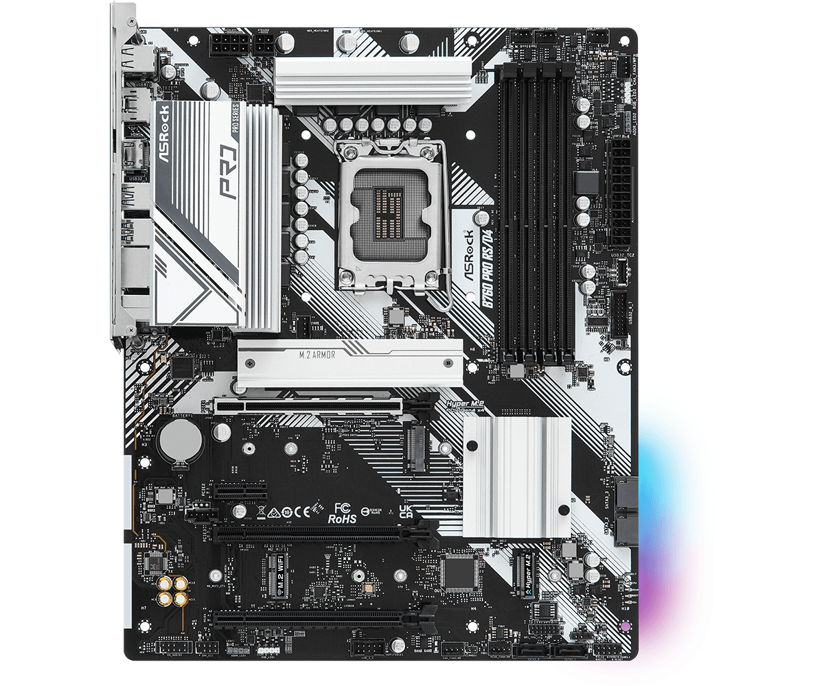 Материнская плата ASRock B760 PRO RS- фото3