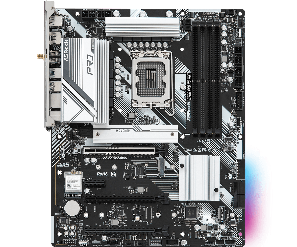 Материнская плата AsRock B760 PRO RS WiFi- фото3