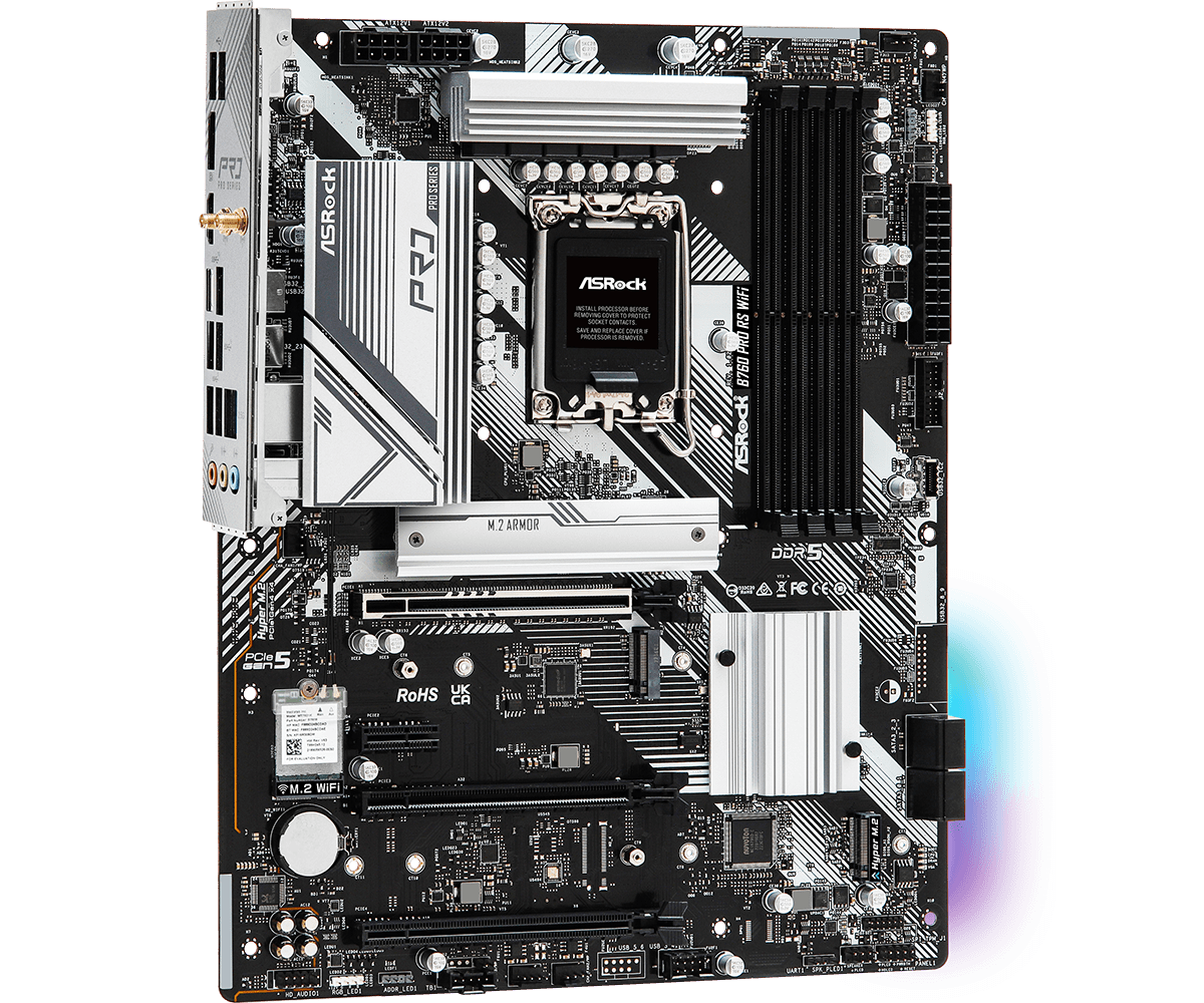 Материнская плата AsRock B760 PRO RS WiFi- фото5
