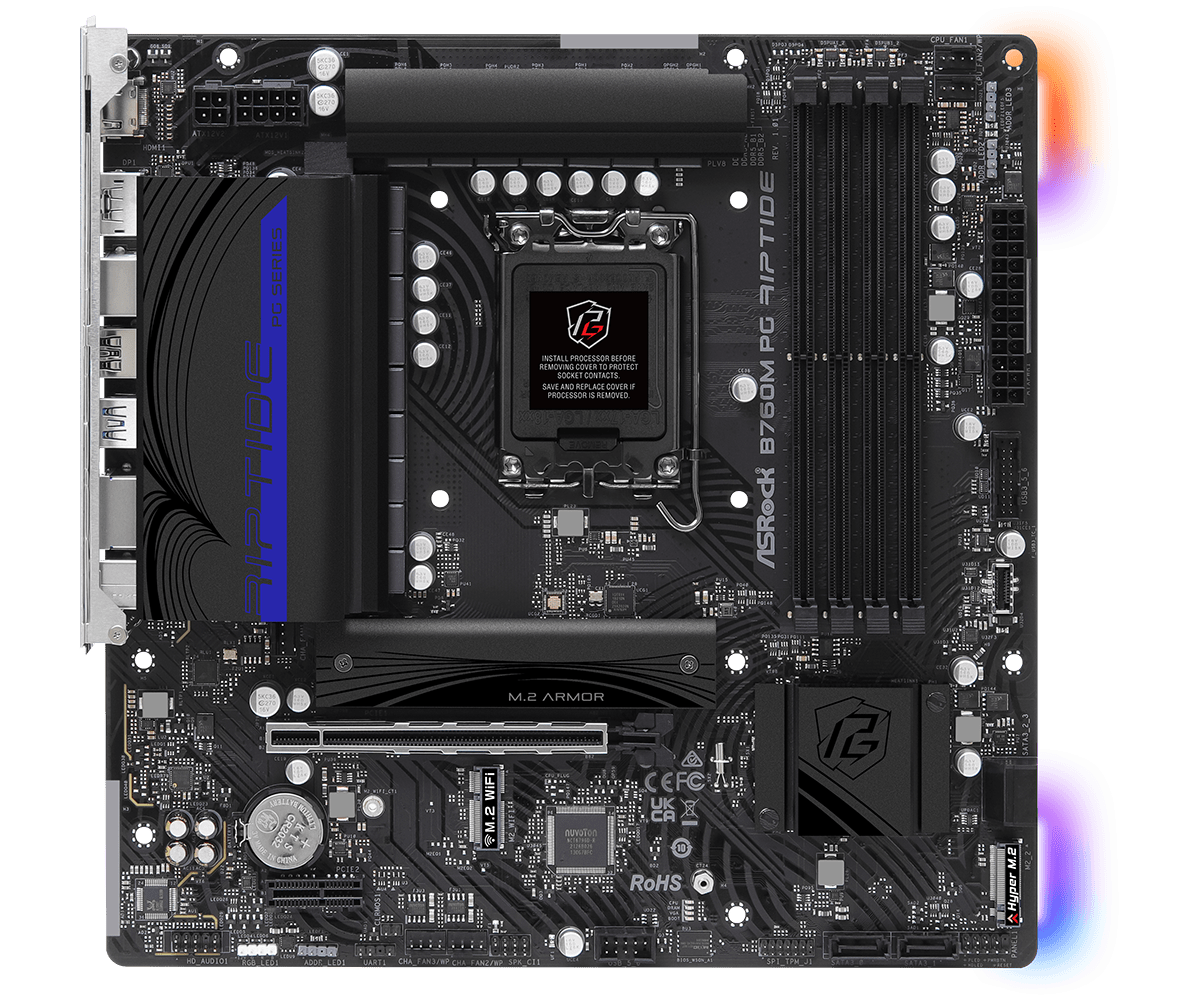 Материнская плата AsRock B760M PG Riptide- фото2