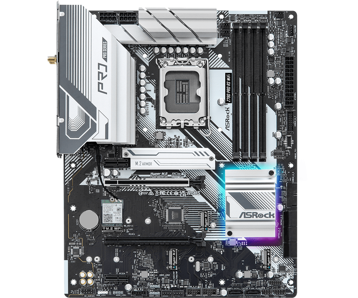 Материнская плата ASRock Z790 Pro RS WiFi- фото3