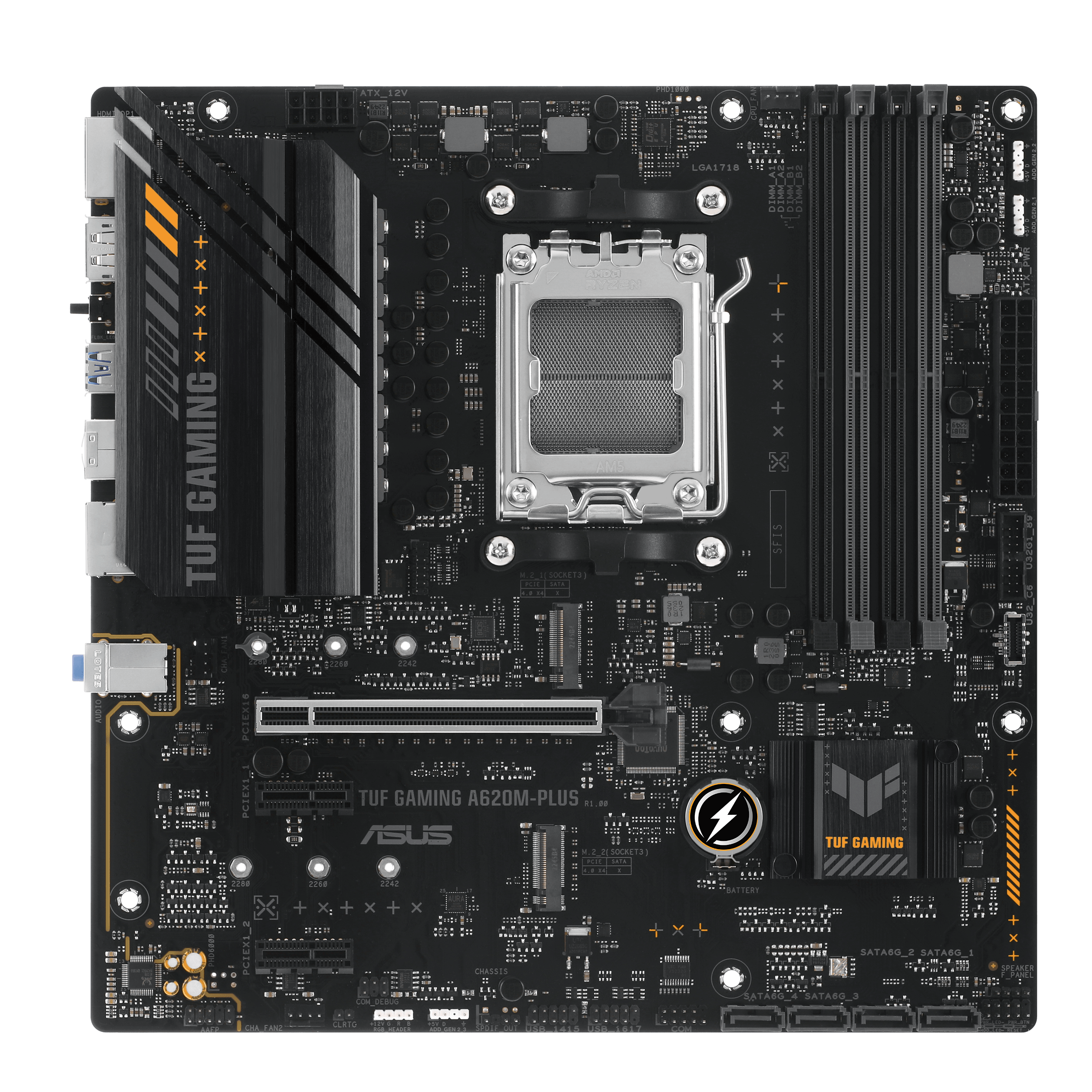 Материнская плата Asus TUF Gaming A620M-Plus- фото2