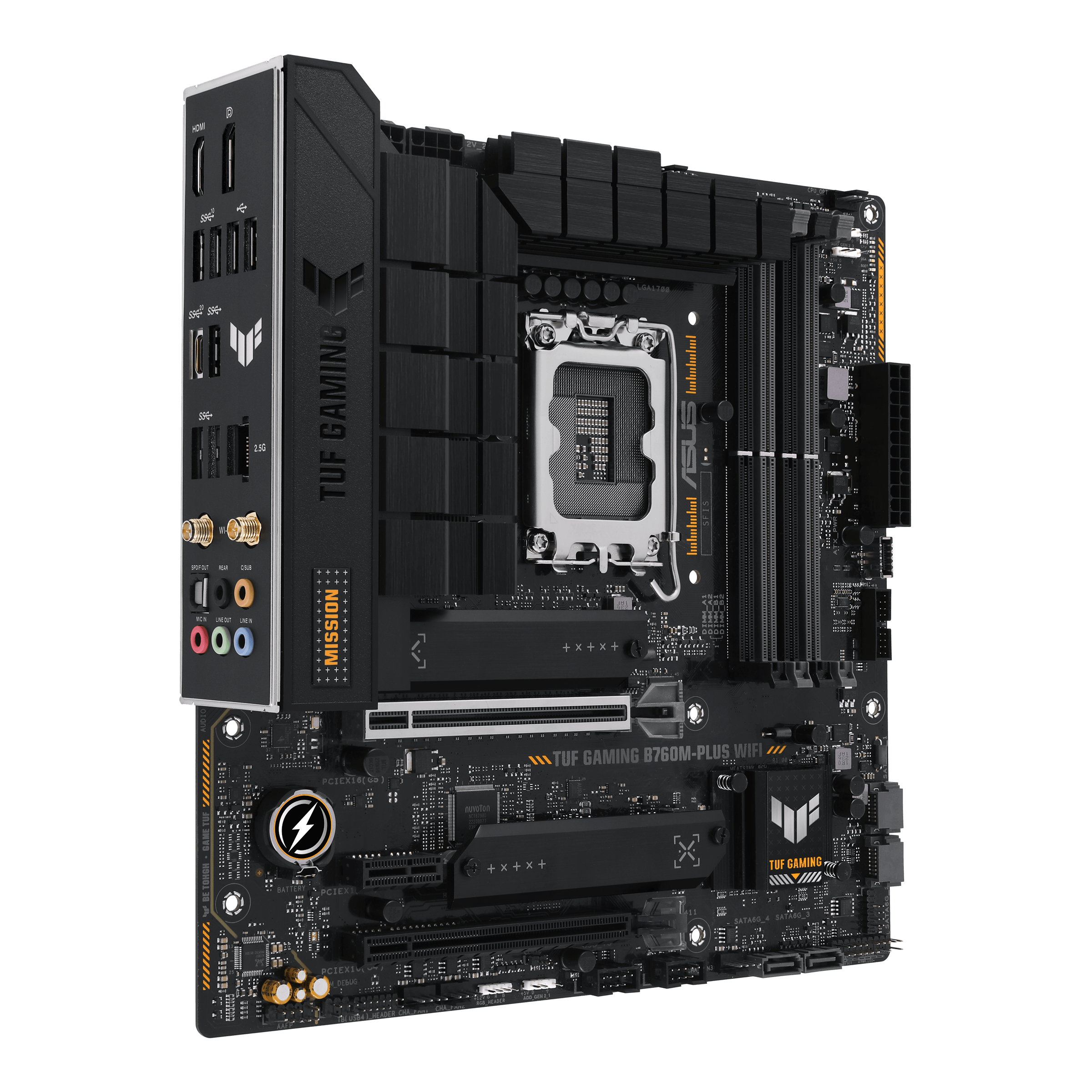 Материнская плата Asus TUF Gaming B760M-Plus WIFI- фото2