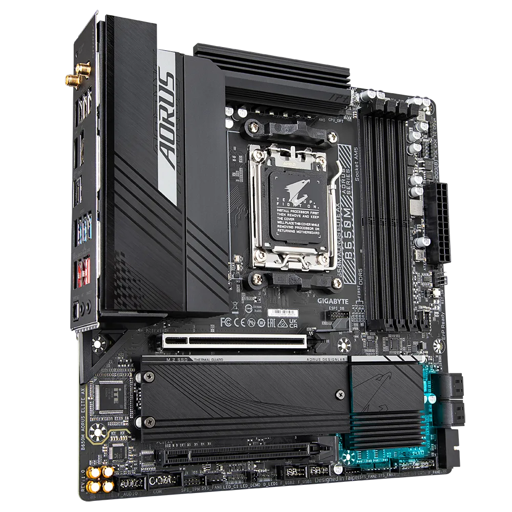 Материнская плата Gigabyte B650M AORUS ELITE AX- фото4