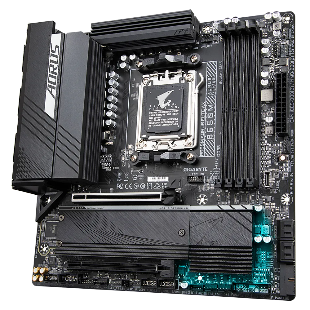 Материнская плата Gigabyte B650M AORUS ELITE AX- фото5