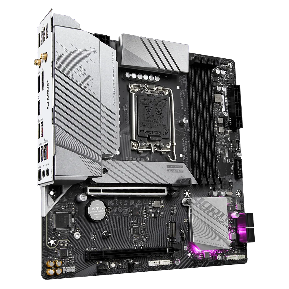 Материнская плата Gigabyte B760M AORUS ELITE AX- фото3