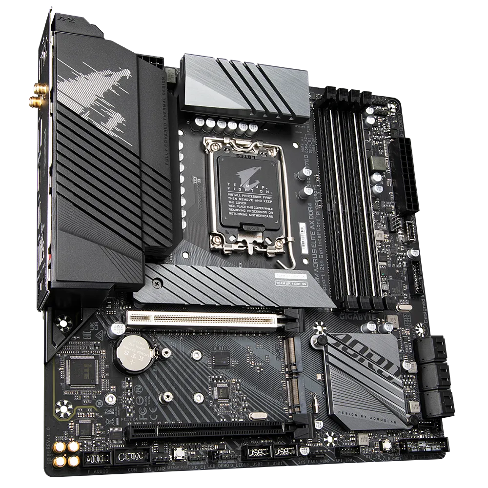 Материнская плата Gigabyte Z690M AORUS ELITE AX DDR4- фото3