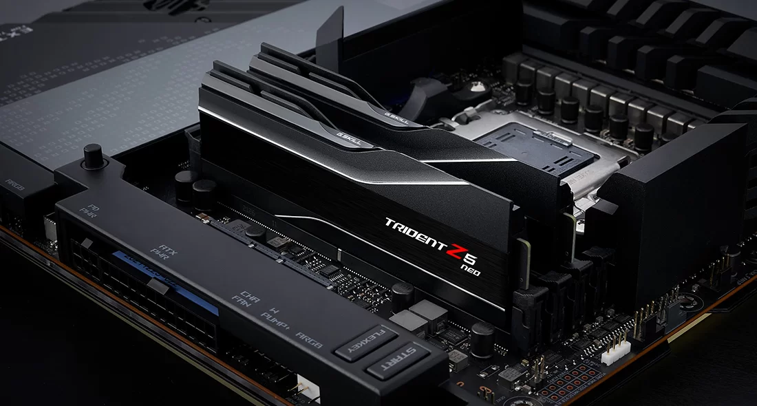 Модуль памяти 64Gb (2*32Gb) G.Skill Trident Z5 NEO (F5-6000J3040G32GX2-TZ5N)- фото5