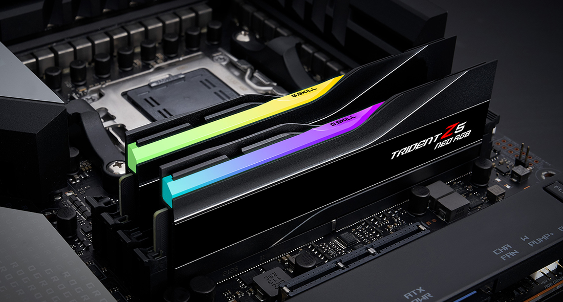 Модуль памяти 64Gb (2*32Gb) G.Skill Trident Z5 NEO RGB (F5-6000J3040G32GX2-TZ5NR)- фото4