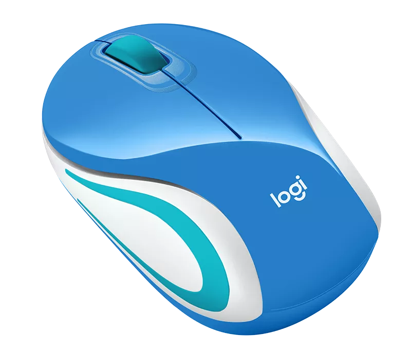 Мышь Logitech M187 (голубой) (910-002733)- фото3