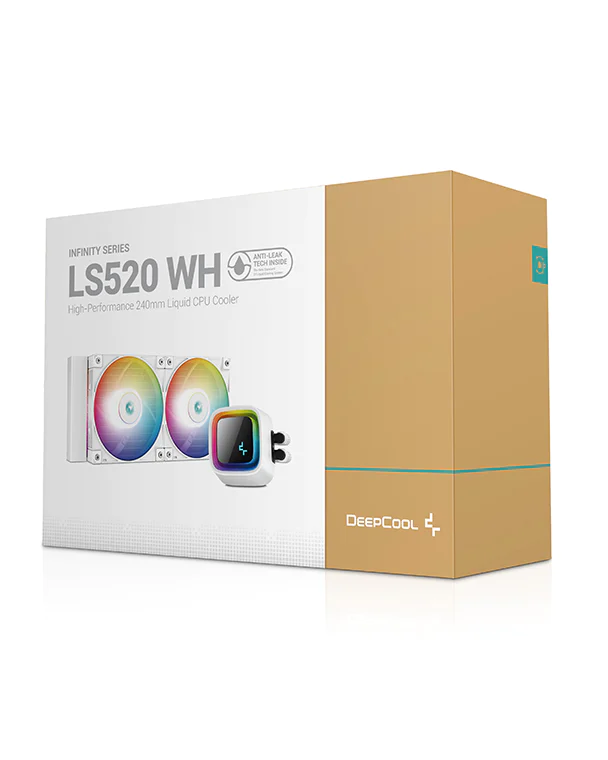 Система водяного охлаждения DeepCool LS520 WH (R-LS520-WHAMNT-G-1)- фото6