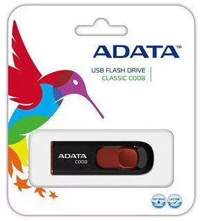 Usb flash disk 32Gb A-Data Classic C008 (AC008-32G-RKD)- фото3