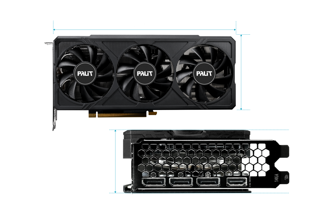 Видеокарта Palit RTX 4060Ti JetStream OC 16GB (NE6406TU19T1-1061J)- фото6
