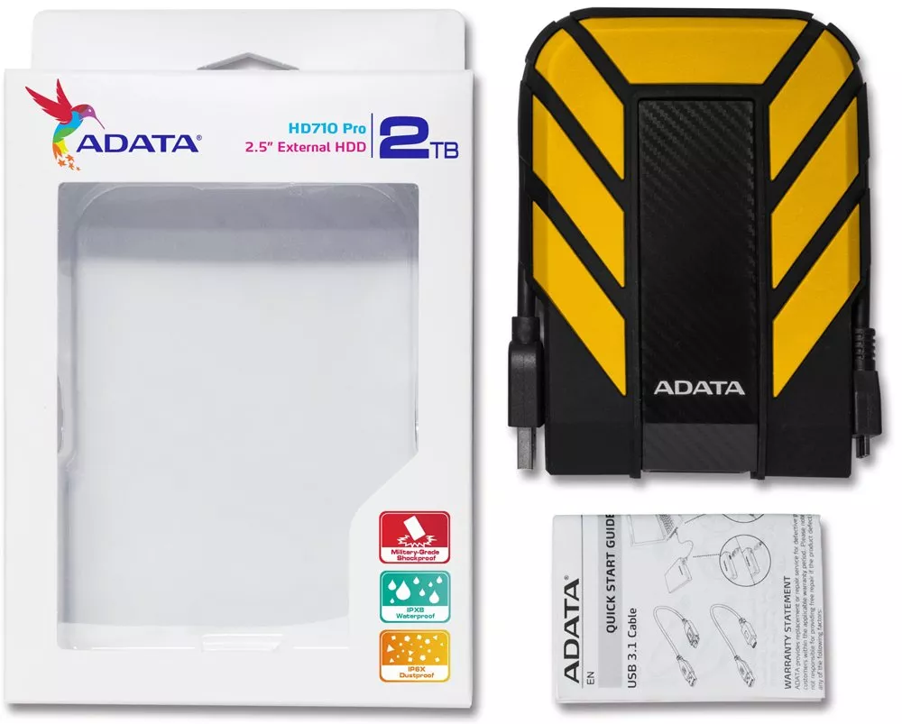 Внешний жесткий диск 2Tb A-Data DashDrive Durable HD710 Pro (AHD710P-2TU31-CYL)- фото5